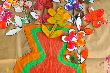 05.05.2023 Bukiet kwiatów w Krasnalach 💐🌷🌹🪷🌺🌼🌻- zabawy plastyczne :-)